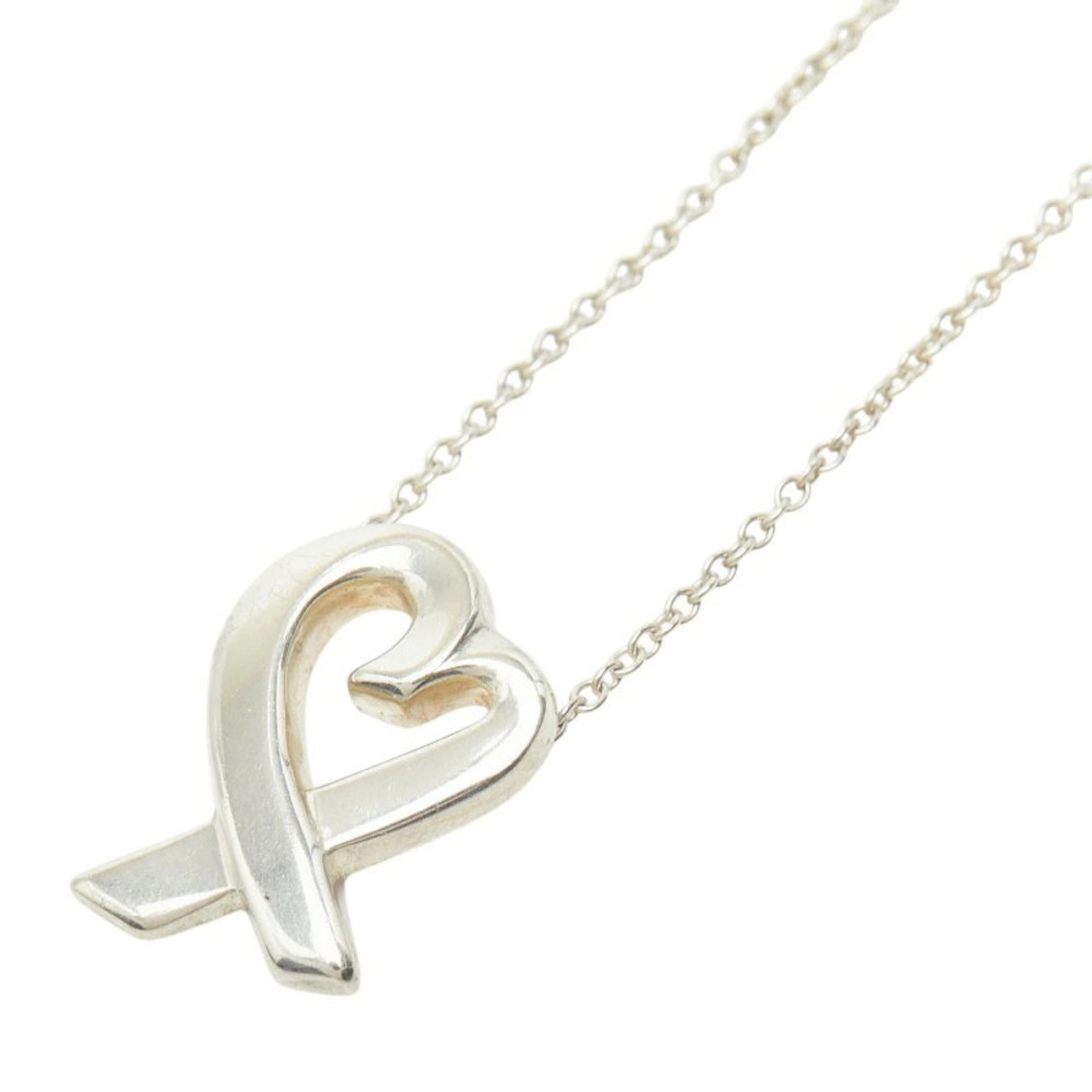 Tiffany Co Loving Heart Necklace Silver TIFFANYCo